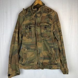 Abercrombie and Fitch camo SENTINEL coat size XL